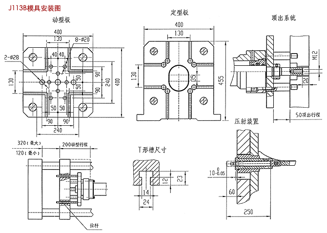 J113B型(25噸)250千牛臥式冷室壓鑄機(jī)